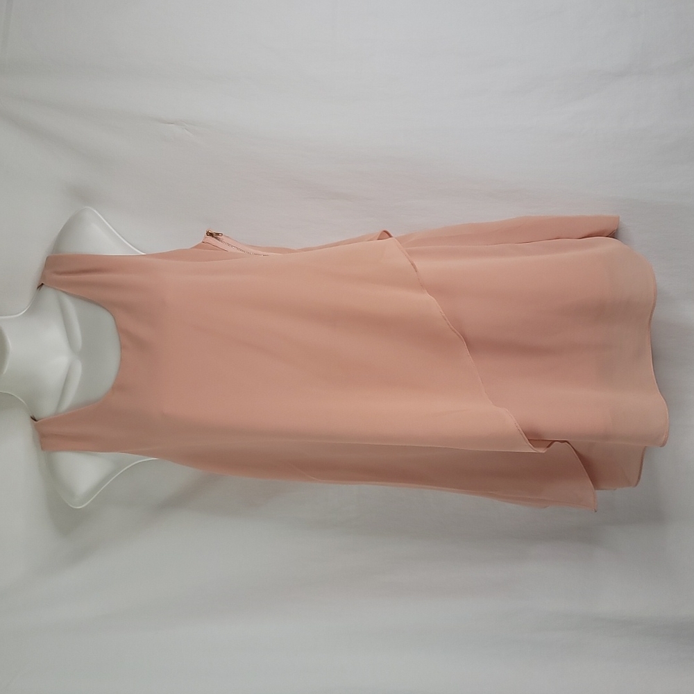 Elia-cher sleeveless pale peach dress sz 10